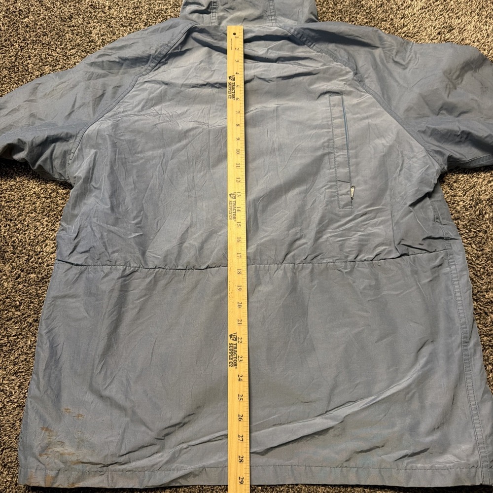 VTG 60s Woolrich Mountain Parka Mens L Blue Wool Lined Chore Barn Coat USA - Picture 9 of 11